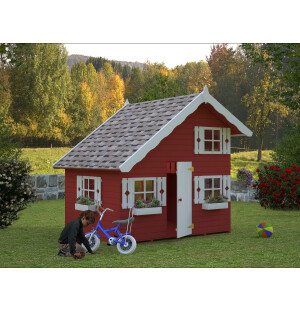 Tomi leikkimökki parvella kuva